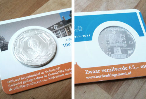 Royal Dutch Mint 5 Euro coin