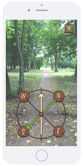 Antrim Castle Gardens compass activity