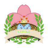 Spring award badge