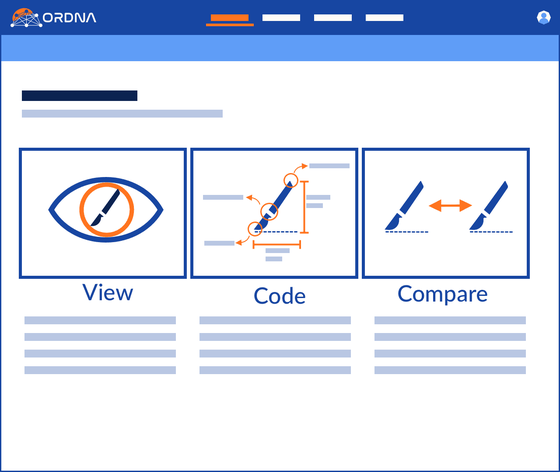 ORDNA View Code Compare