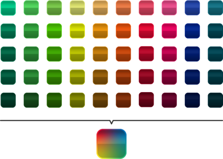New colour palette for Cellar 2